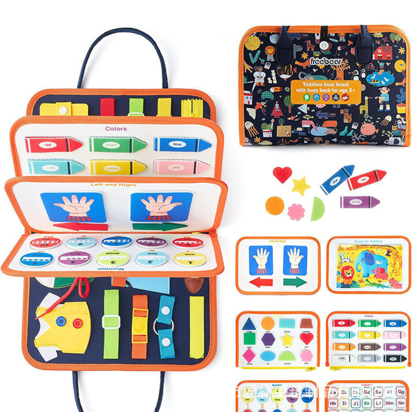 Busy Board Bébé – Compagnon de Jeux Éducatifs