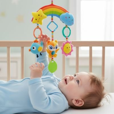 Arche d’Éveil Bébé – Jouet Cadeau pour Motricité et Exploration