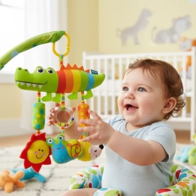 Arche d’Éveil Bébé – Jouet Sensoriel et Ludique de 0 à 18 Mois