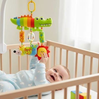 Arche d’Éveil Evolutive – Jouet Bébé à Suspendre et Déplacer