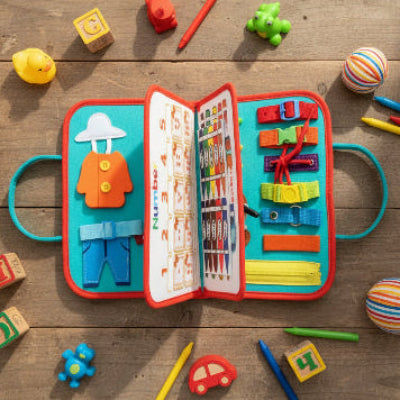 busy board bebe en tissu pliable
