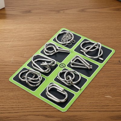 Casse-Têtes en Métal – Jeux de Réflexion pour Pause Anti-Stress
