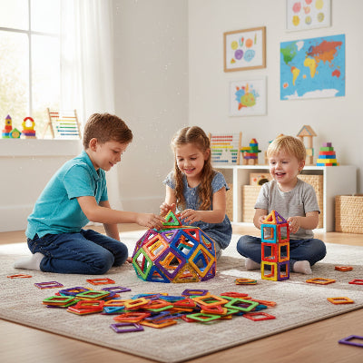 construction magnetique pour jouer sans ecran