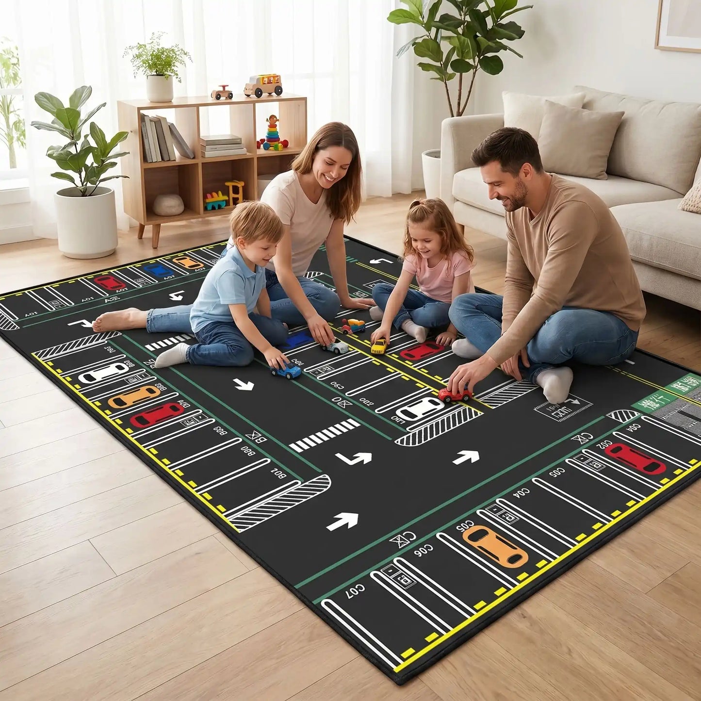 tapis de jeux pour bebe | piste voiture | antidérapant