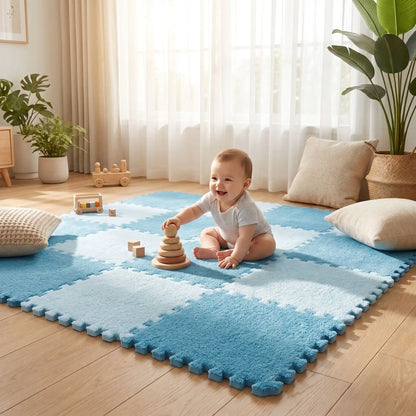 Tapis de Jeu Bébé Mousse EVA 10-20 Pcs Puzzle | Securise