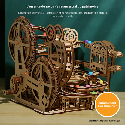 Girouette STEM en bois pour enfants : science, créativité et motricité