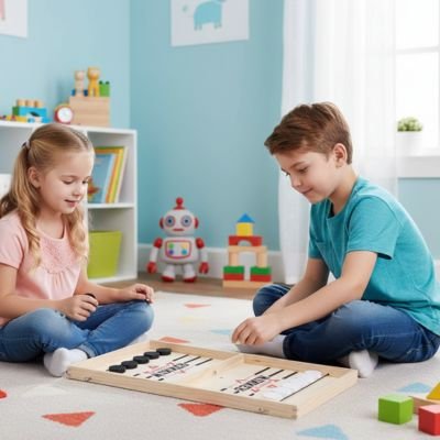 jeu de backgammon avec pions et des inclus