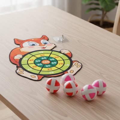 jeu de flechettes hauteur reglable pour enfant