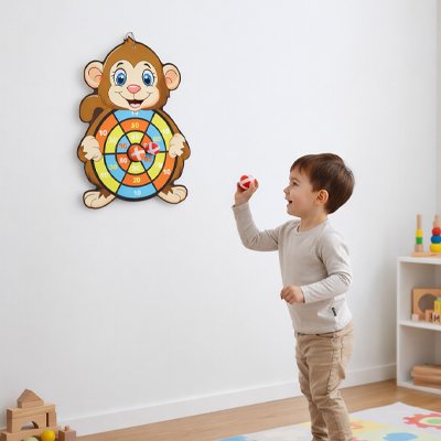 jeu de flechettes pour apprendre les chiffres