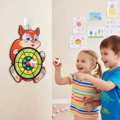 jeu de flechettes sans danger pour enfant