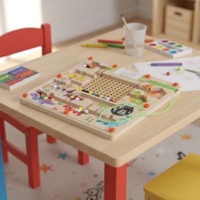 jeu magnetique formes couleurs et symetries