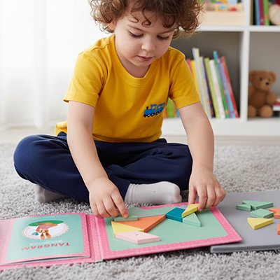 jeu tangram compact facile a transporter