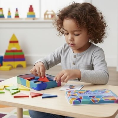 jeu tangram compact pour voyage et deplacement