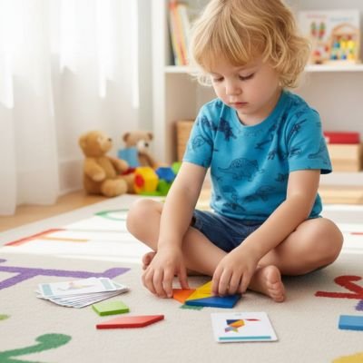 jeu tangram pour ameliorer la motricite fine