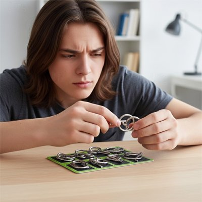 Jeux de Réflexion – Développez Logique et Patience en Métal
