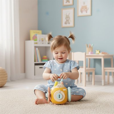 Jouet Bébé Appareil Photo – Idée Cadeau pour Éveil et Imagination

