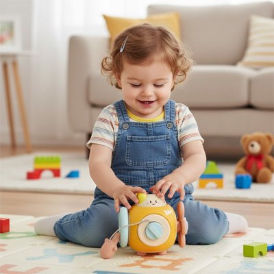 Jouet Bébé Appareil Photo – Développement Sensoriel et Motricité
