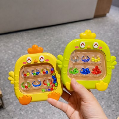 Jouet Bébé Coloré – Labyrinthe à Billes Design Mignon et Sensoriel
