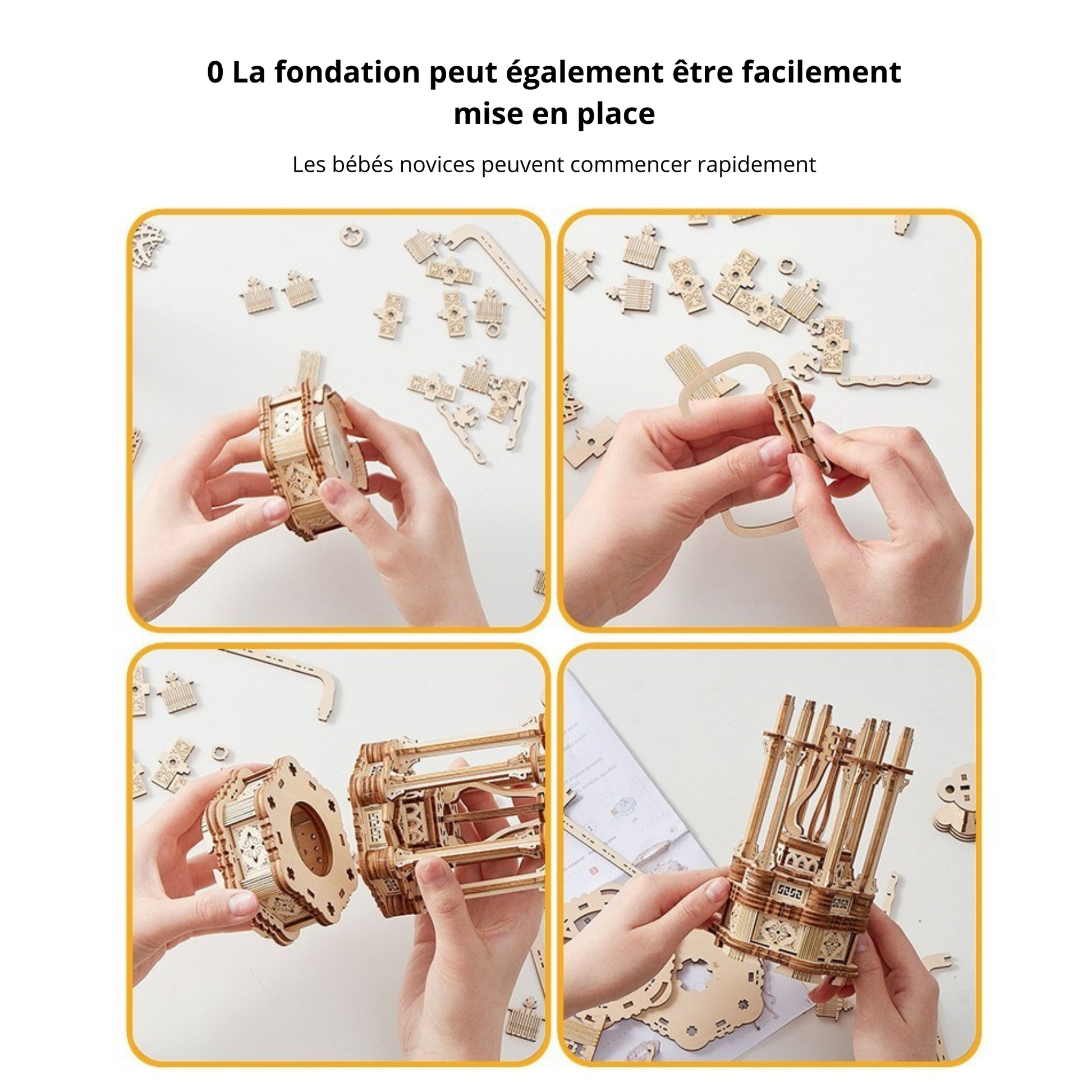 Kit girouette STEM : activité éducative en bois pour développer la curiosité