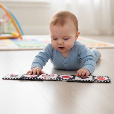 Livre bébé en tissu modulable : créativité et développement sensoriel