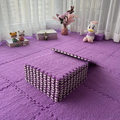 tapis de jeux pour bebe | Sol en mousse peluche emboîtables