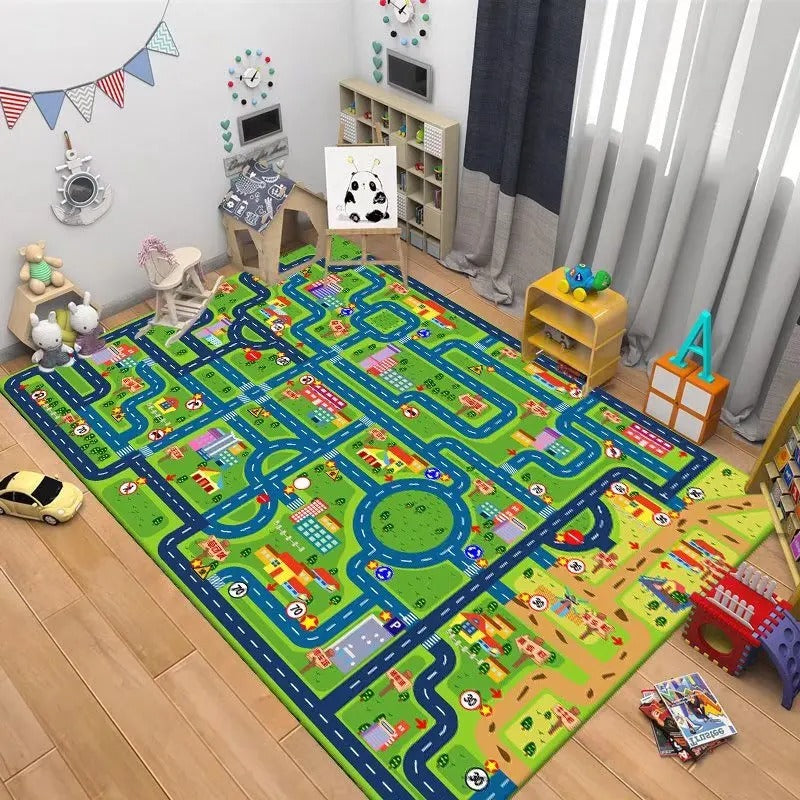 tapis de jeux pour bebe | piste voiture | antidérapant