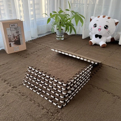 tapis de jeux pour bebe | Sol en mousse peluche emboîtables