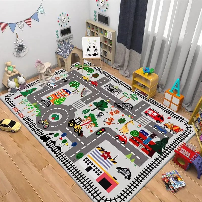 tapis de jeux pour bebe | piste voiture | antidérapant