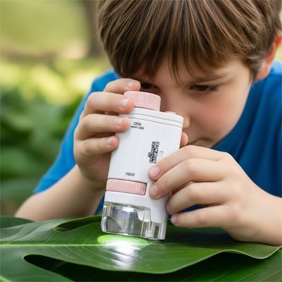 microscope enfant compact et ergonomique