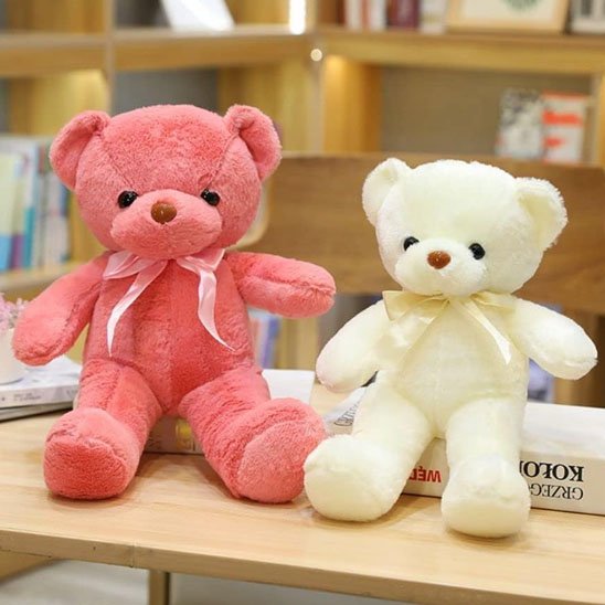 Ours en peluche doux et élégant : le cadeau qui réchauffe les cœurs