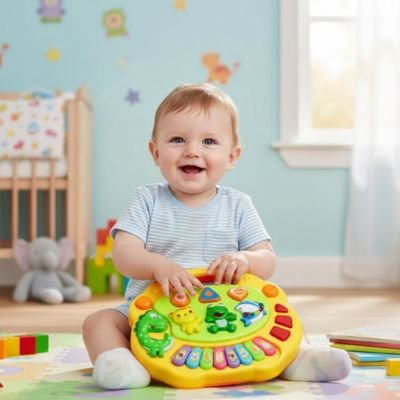 piano bebe avec poignee pour transport facile