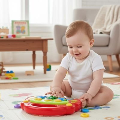 piano bebe pour stimuler la coordination