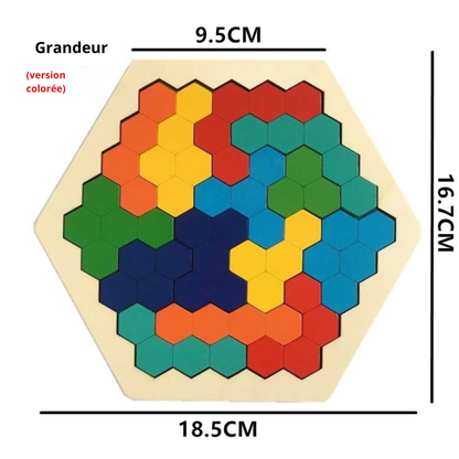 Puzzle en bois : jeu éducatif pour éveil cognitif et émotionnel