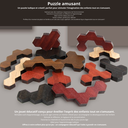 Puzzle en bois Montessori : apprendre en jouant dès le plus jeune âge